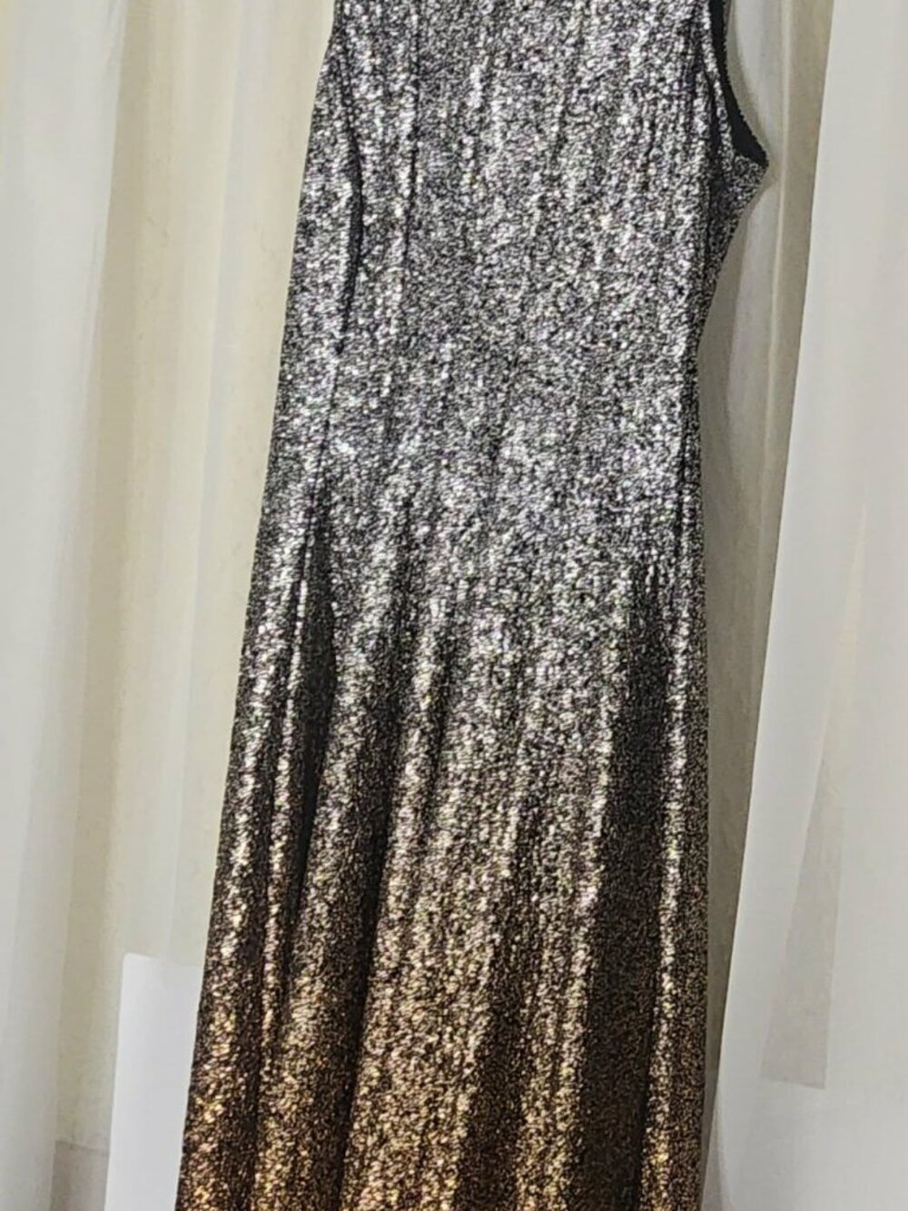 Stunning MSK Glitter Ombre Cocktail Dress - Picture 3 of 7